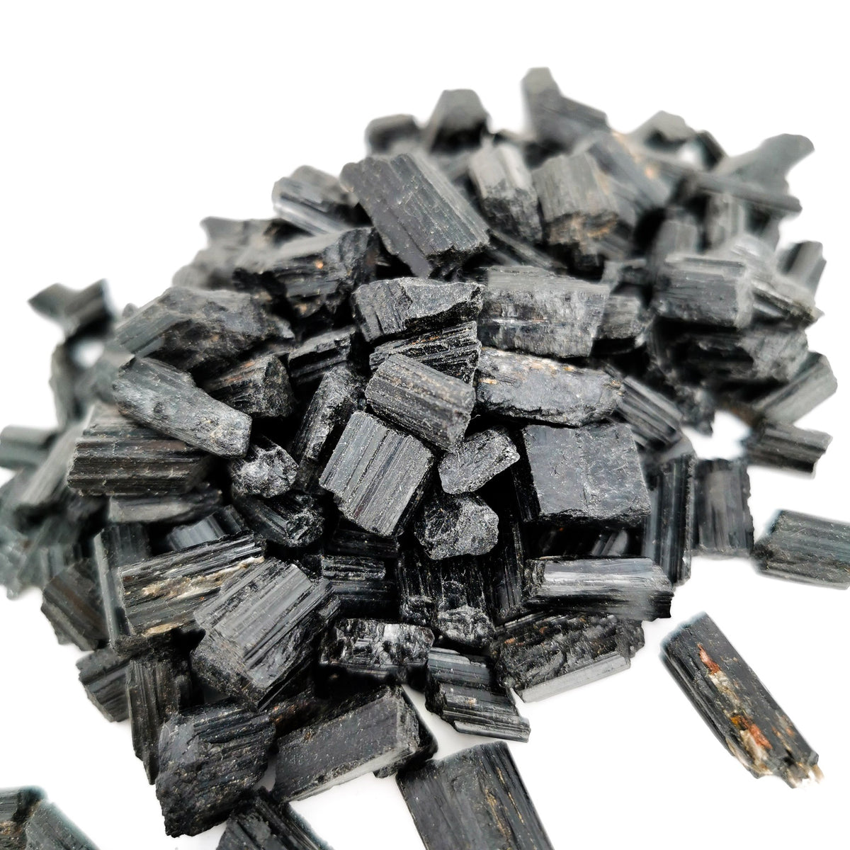 Black Tourmaline Mini specimen, a tourmaline group mineral, from Brazil.