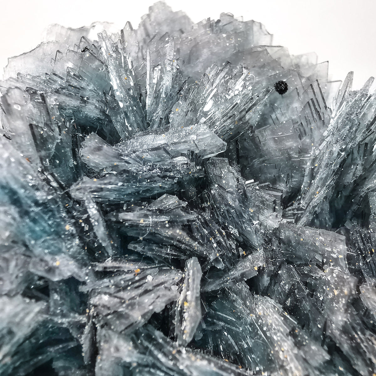 Blue Barite mineral specimen, barium sulfate, from Cavnic, Romania.