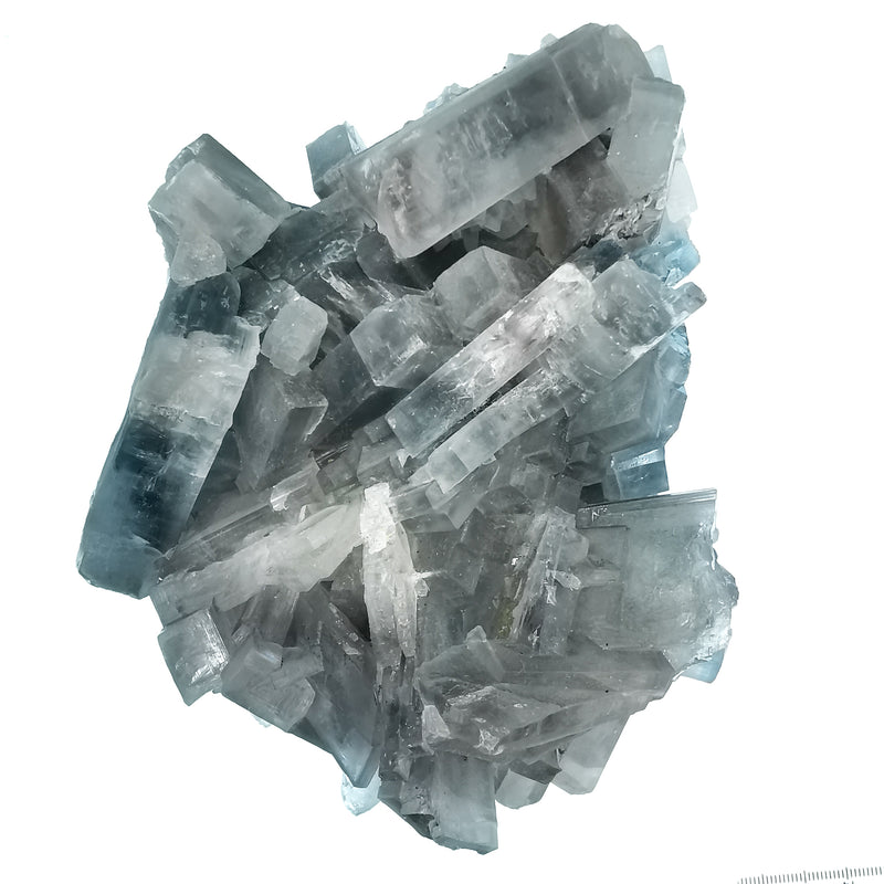 蓝色重晶石 - 矿物标本