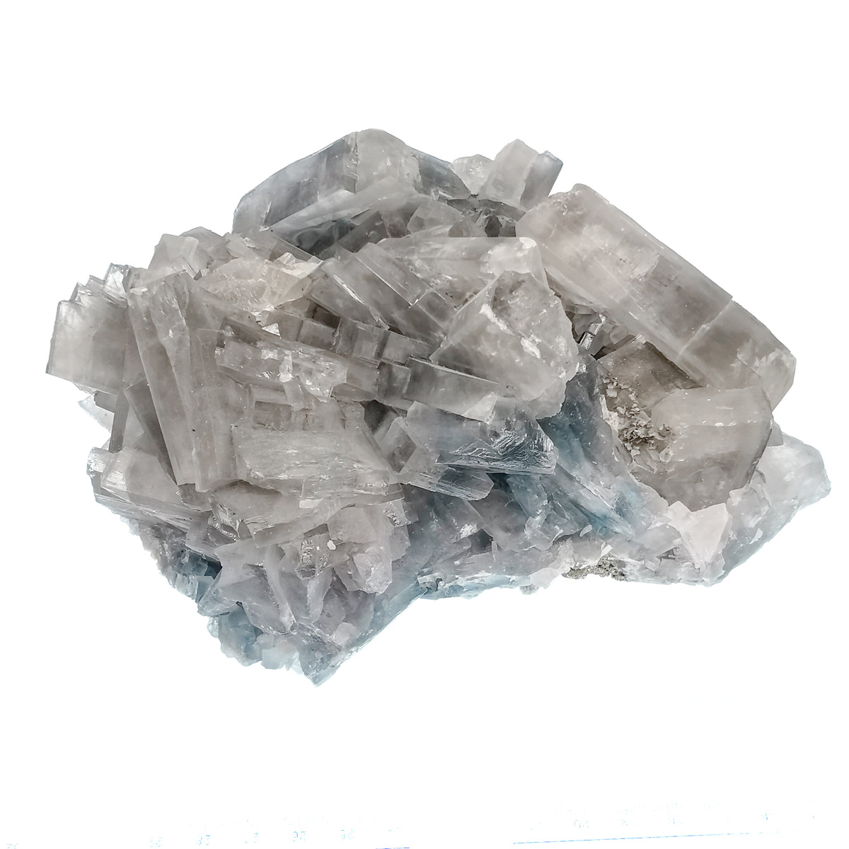 Blue Barite mineral specimen, barium sulfate, from Cavnic, Romania.
