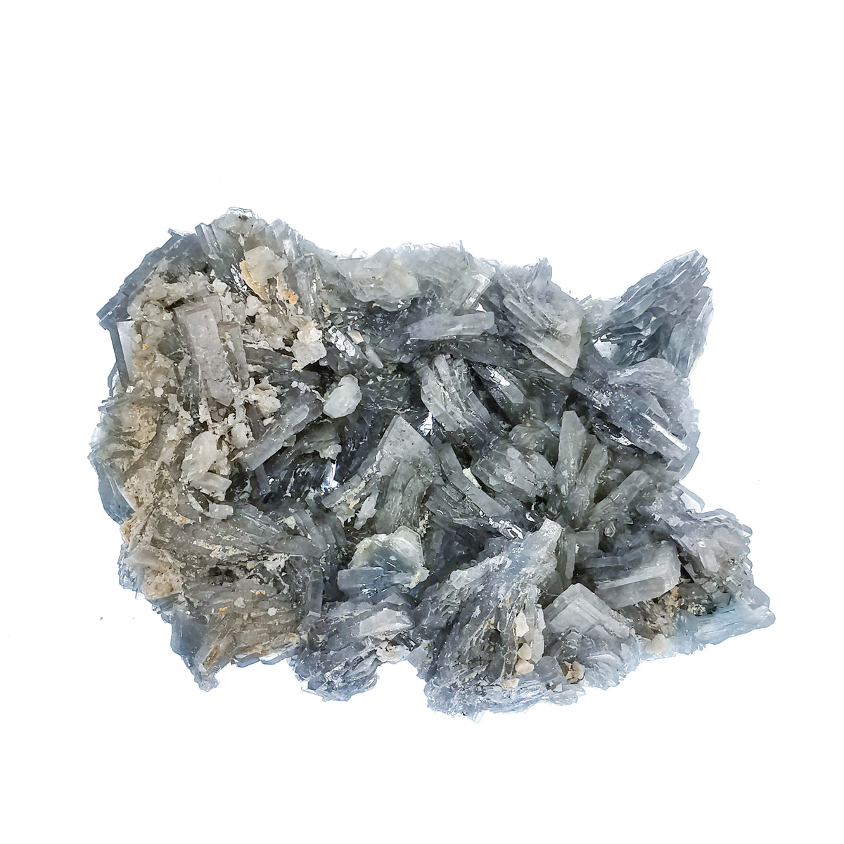 Blue Barite mineral specimen, barium sulfate, from Cavnic, Romania.