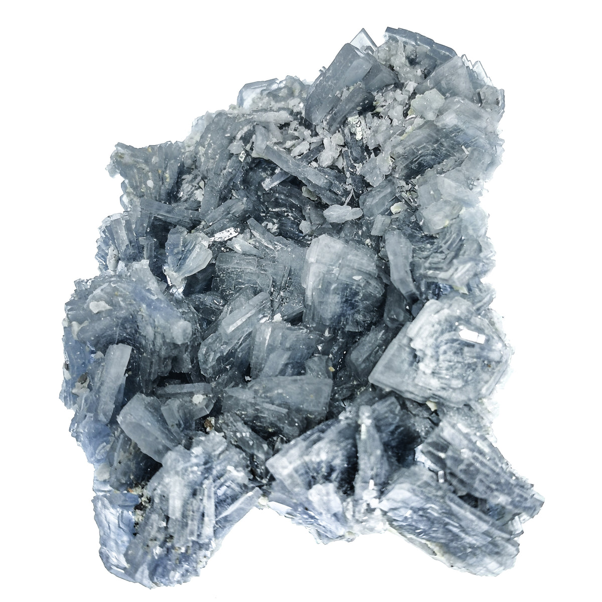 Blue Barite mineral specimen, barium sulfate, from Cavnic, Romania.