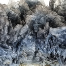 蓝色重晶石 - 矿物标本