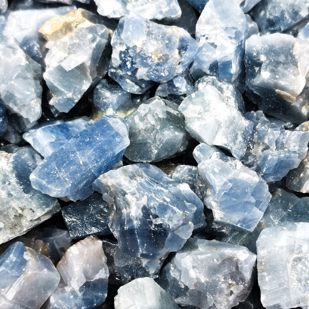 Blue Calcaite Rocks Blue Calcite - Mineral