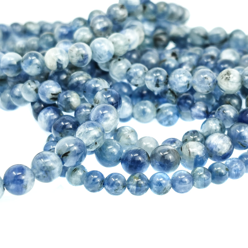 蓝色蓝晶石 - 珠子手链