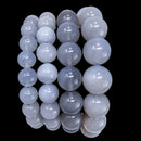 Blue Chalcedony - Bead Bracelet