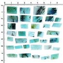 蓝色蛋白石 - 刻面