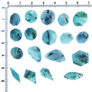 蓝色蛋白石 - 刻面