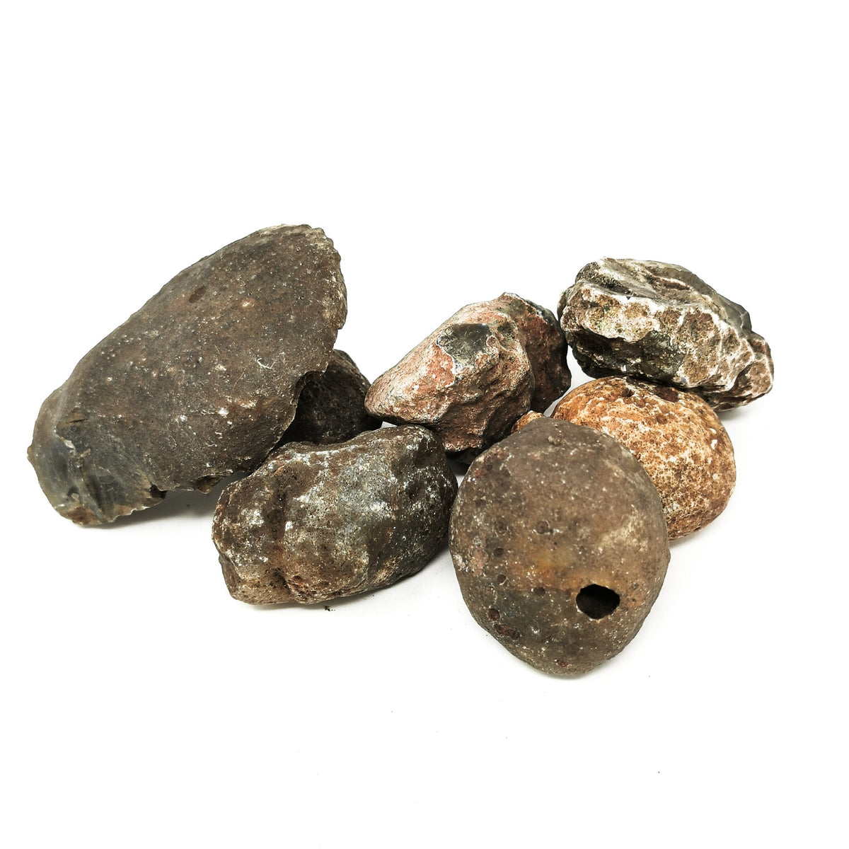 Botswana Agate Nodules rough, a variety of chalcedony.