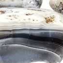 博茨瓦纳玛瑙 - 半磨砂 - 毛坯