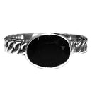 编织绳纯银 - 戒指