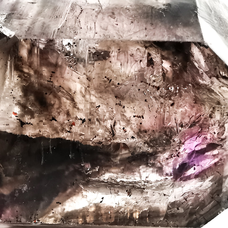 布蘭德伯格紫水晶點 - 礦物標本