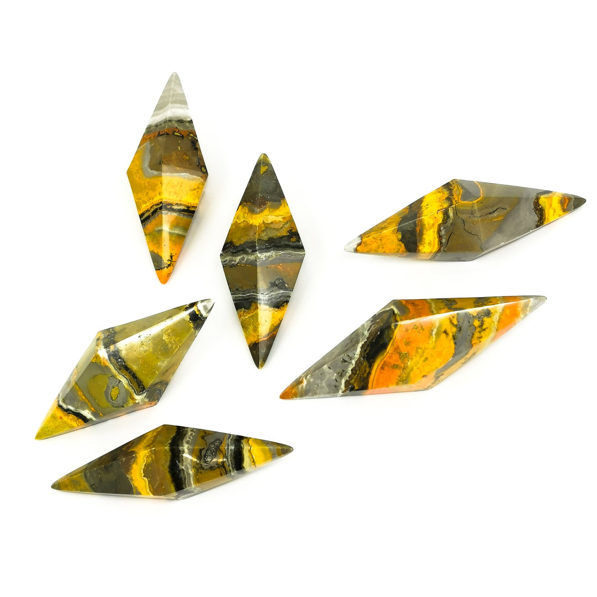 Bumblebee Jasper (Double Terminated).
