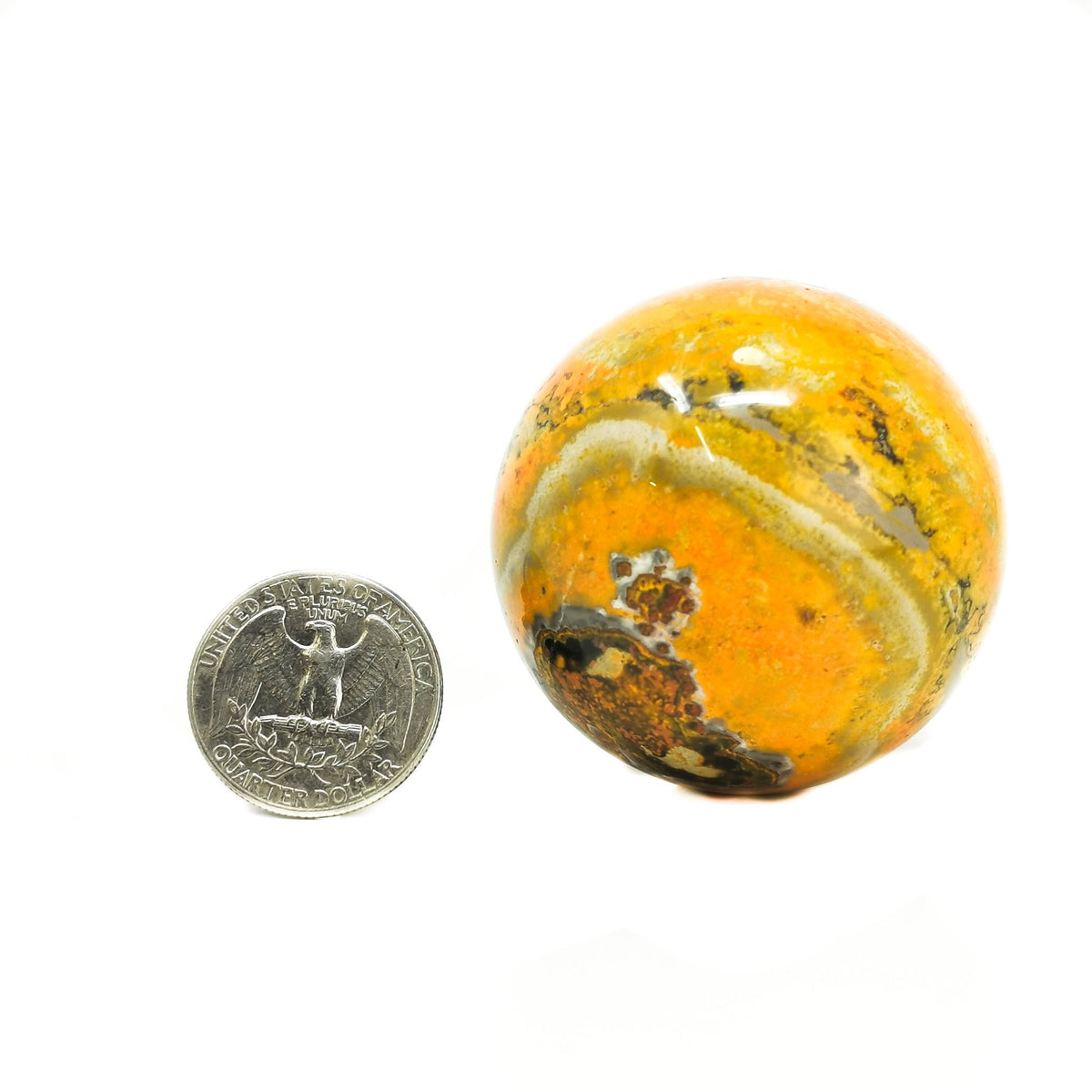 Bumblebee Jasper Sphere top SPH-0155