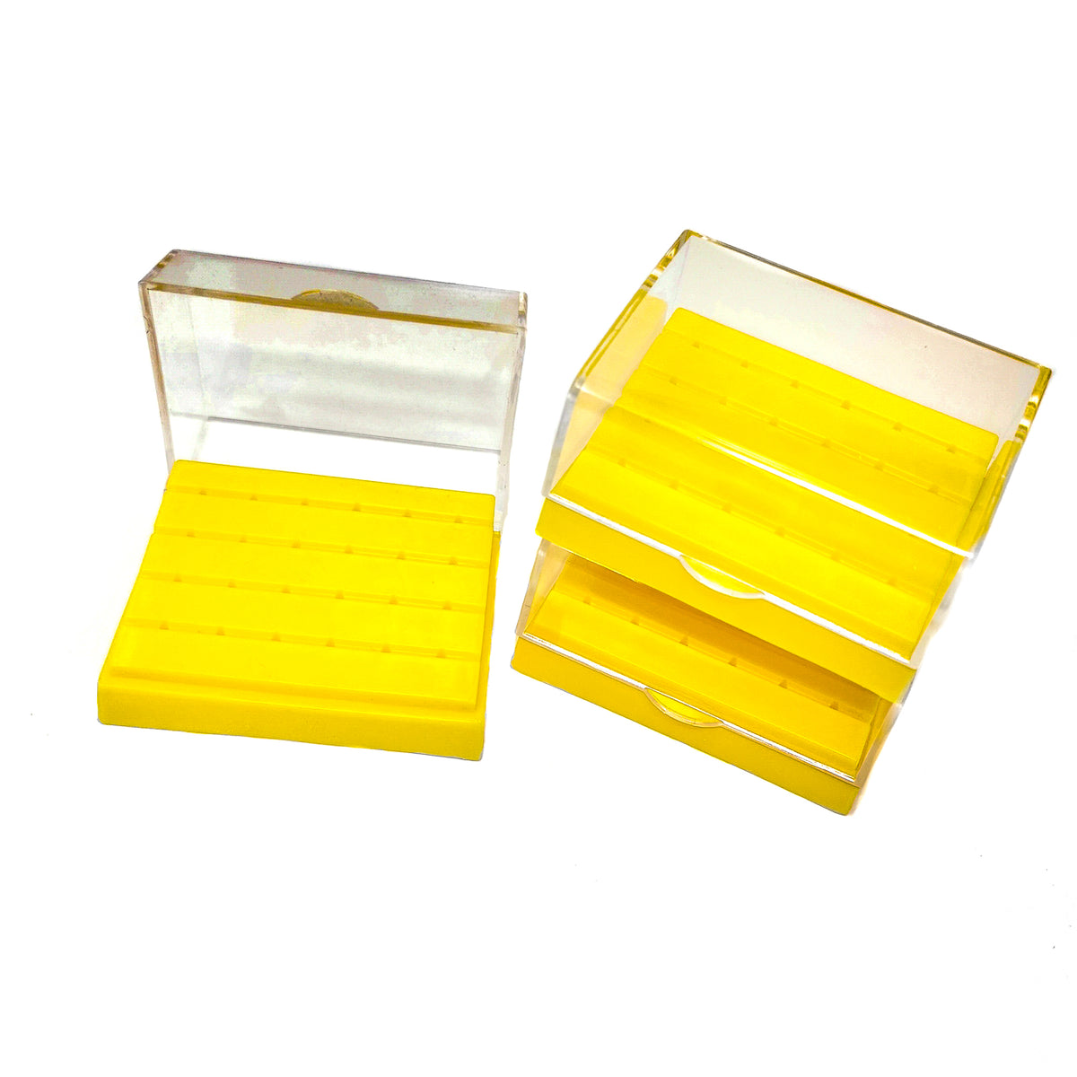 Dental Burr Holder 24 hole, made of plastic.