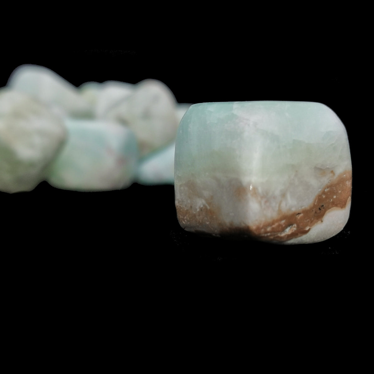 Caribbean Blue Calcite tumble.