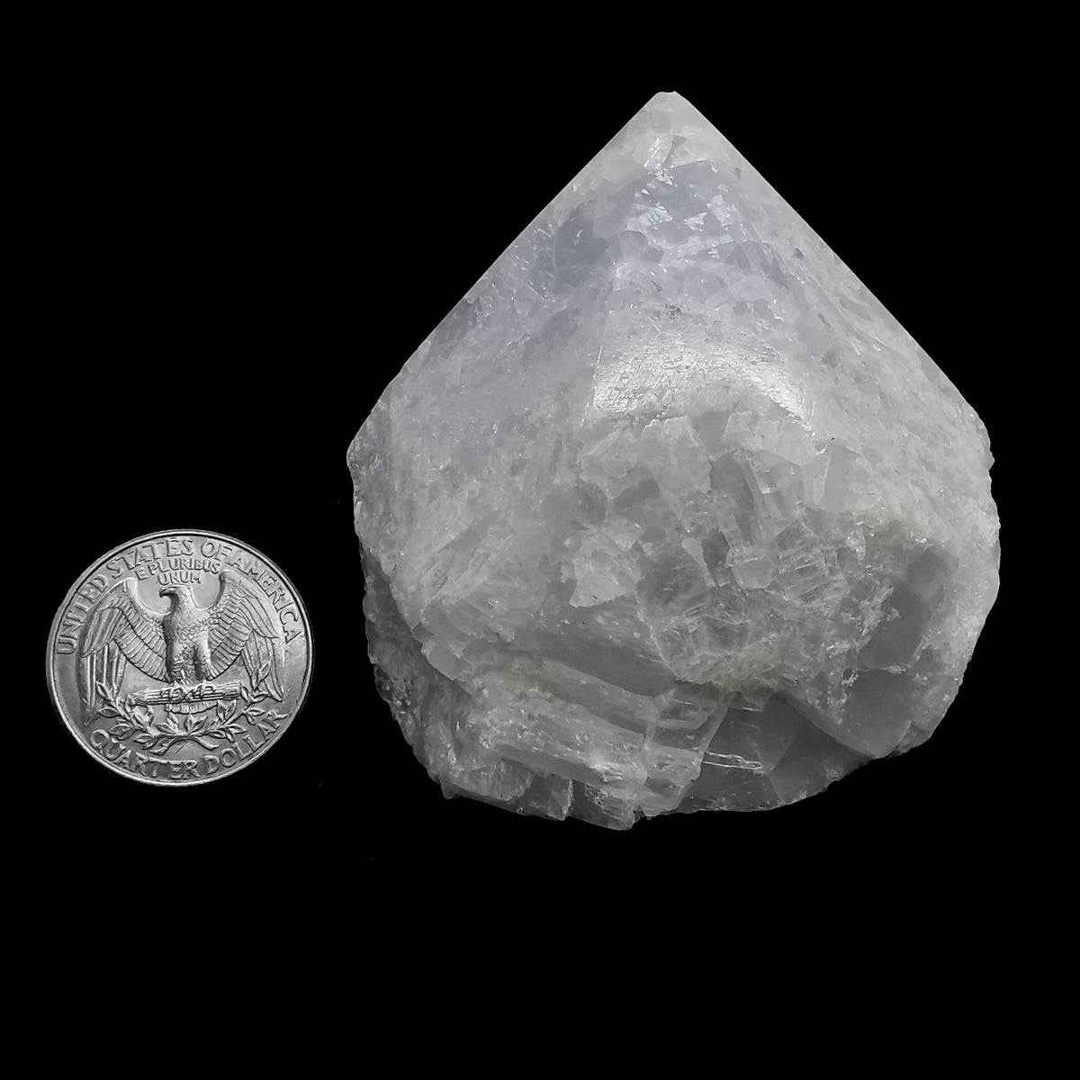Celestite power point from Madagascar.