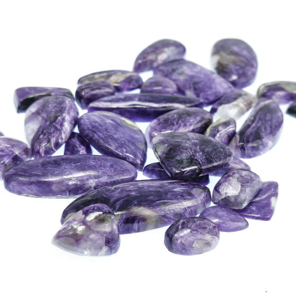 紫龍晶石 - 凸圓形