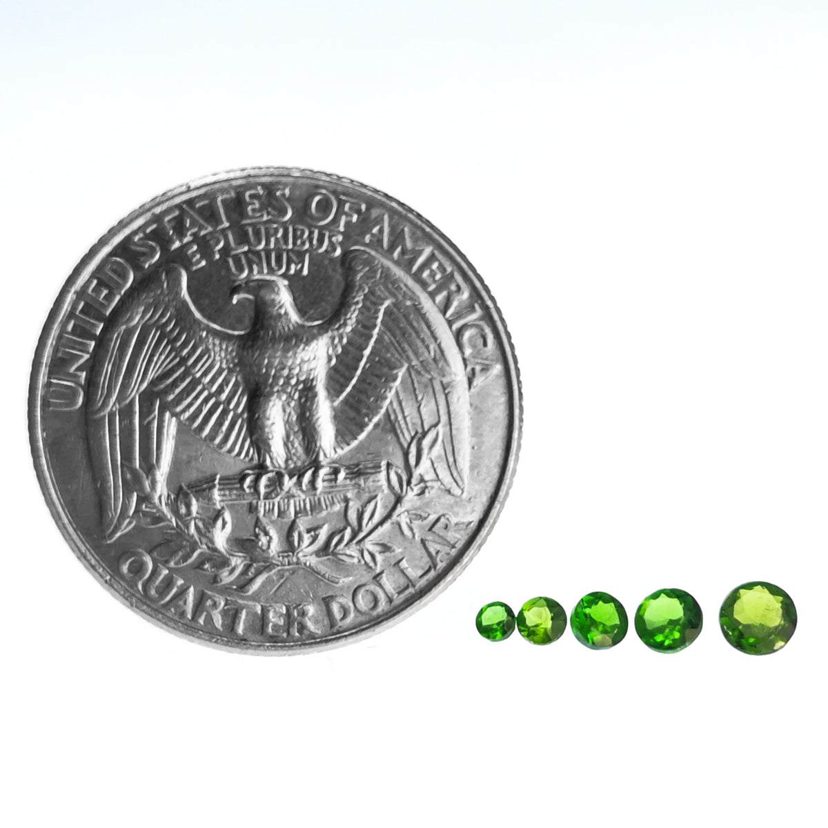 Chrome Diopside facet.