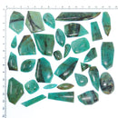 硅孔雀石 - 凸圆形