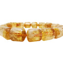 Citrine - Barrel Bead Bracelet