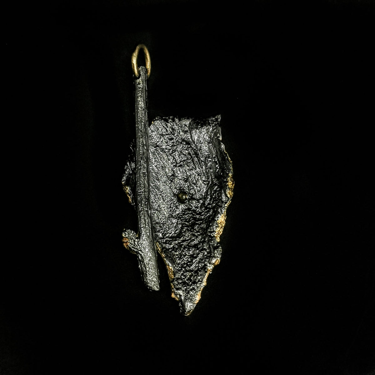 Citrine Shield pendant.