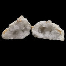 Quartz Geode - (Cracked) - Pair - Mineral