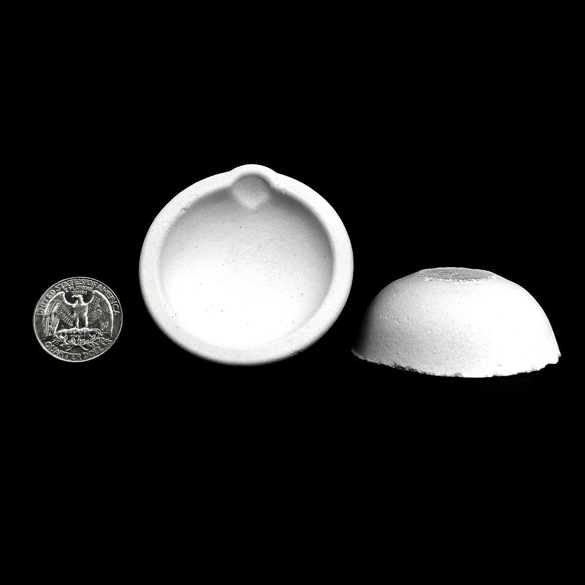 Crucible smithing, made of quartz silica plaster.