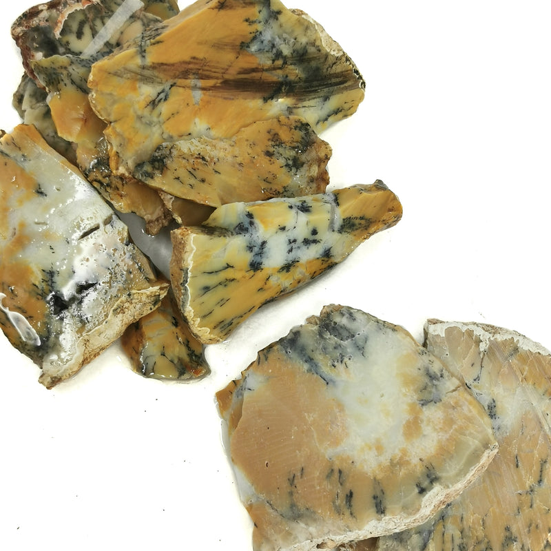 Dendritic Yellow Opal - Rough