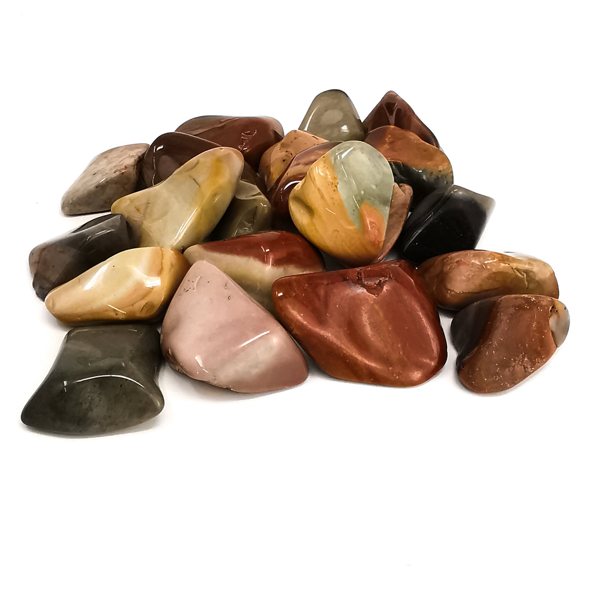 Desert jasper tumble, Madagascar: single tumble