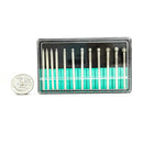 150 克镀金刚石球锉 - 12 件套