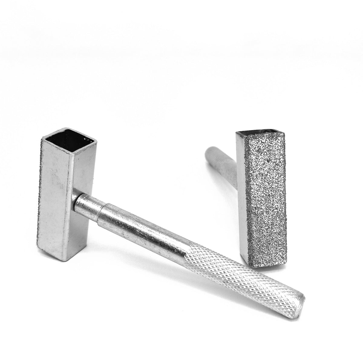 Diamond Dressing Stick tool, made of steel with diamond plated head.