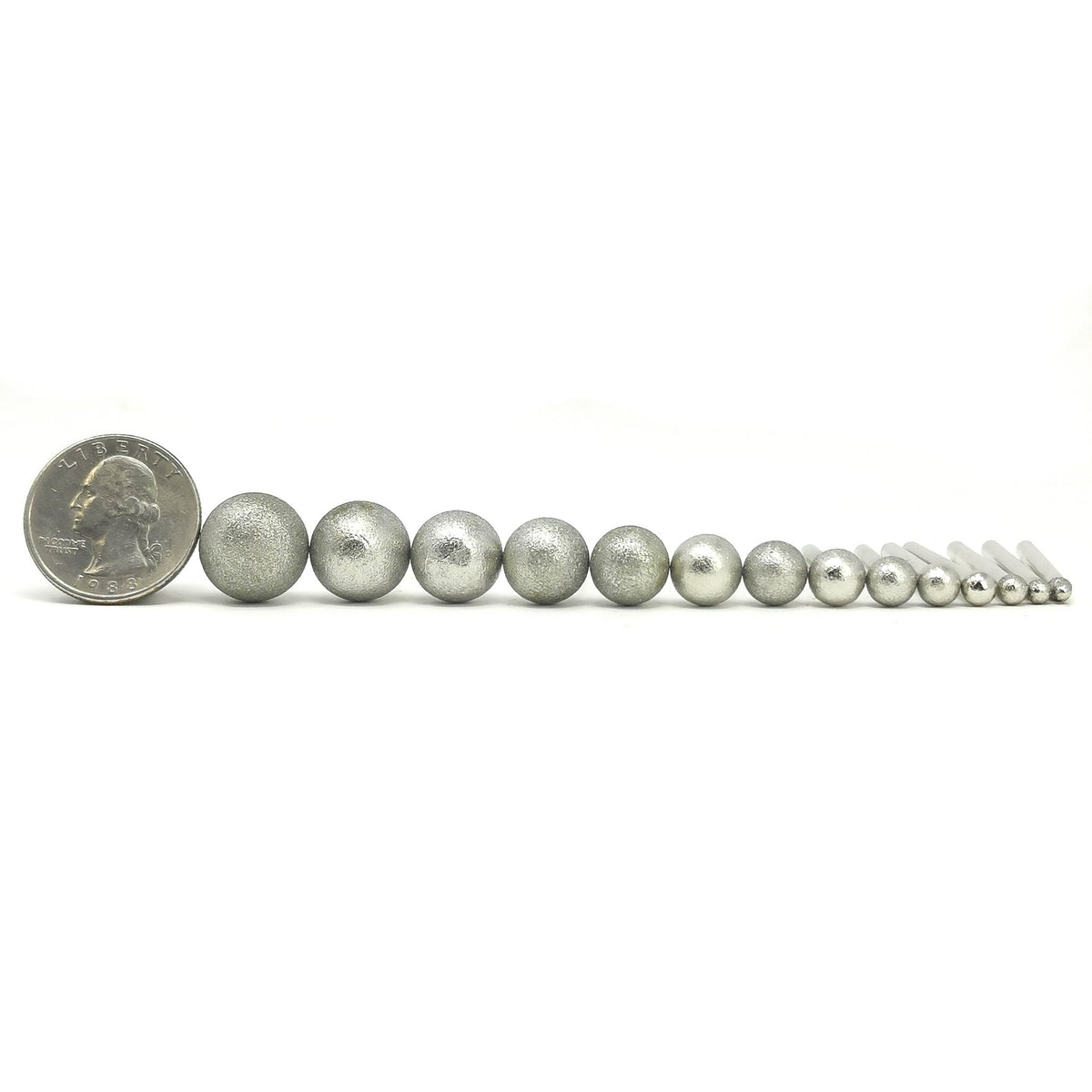 Diamond Lapidary Ball Burr 14 pc set.