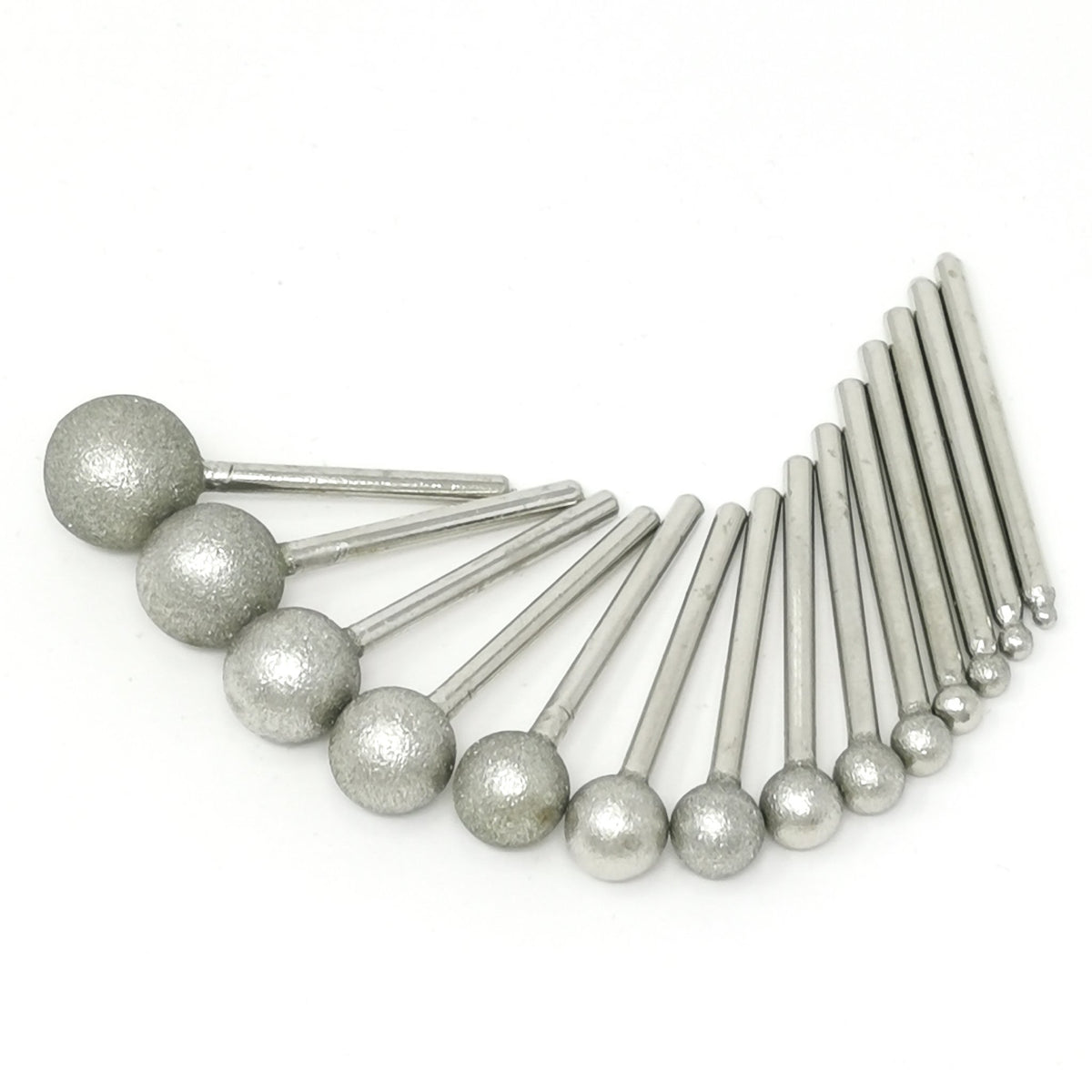 Diamond Lapidary Ball Burr 14 pc set.