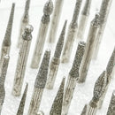 150g 镀金刚石锉套装 - 各种头形状 100 件