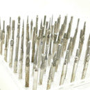 150g 镀金刚石锉套装 - 各种头形状 100 件