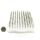 150g 镀金刚石锉套装 - 各种头形状 100 件