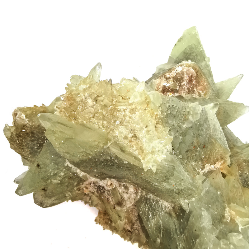 Dogtooth Calcite Green - Mineral Specimen