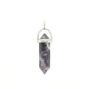 Double Terminated Crystal Pendant