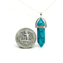 Double Terminated Crystal Pendant