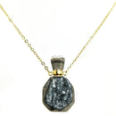 Quartz Druzy - Perfume Bottle - Pendant