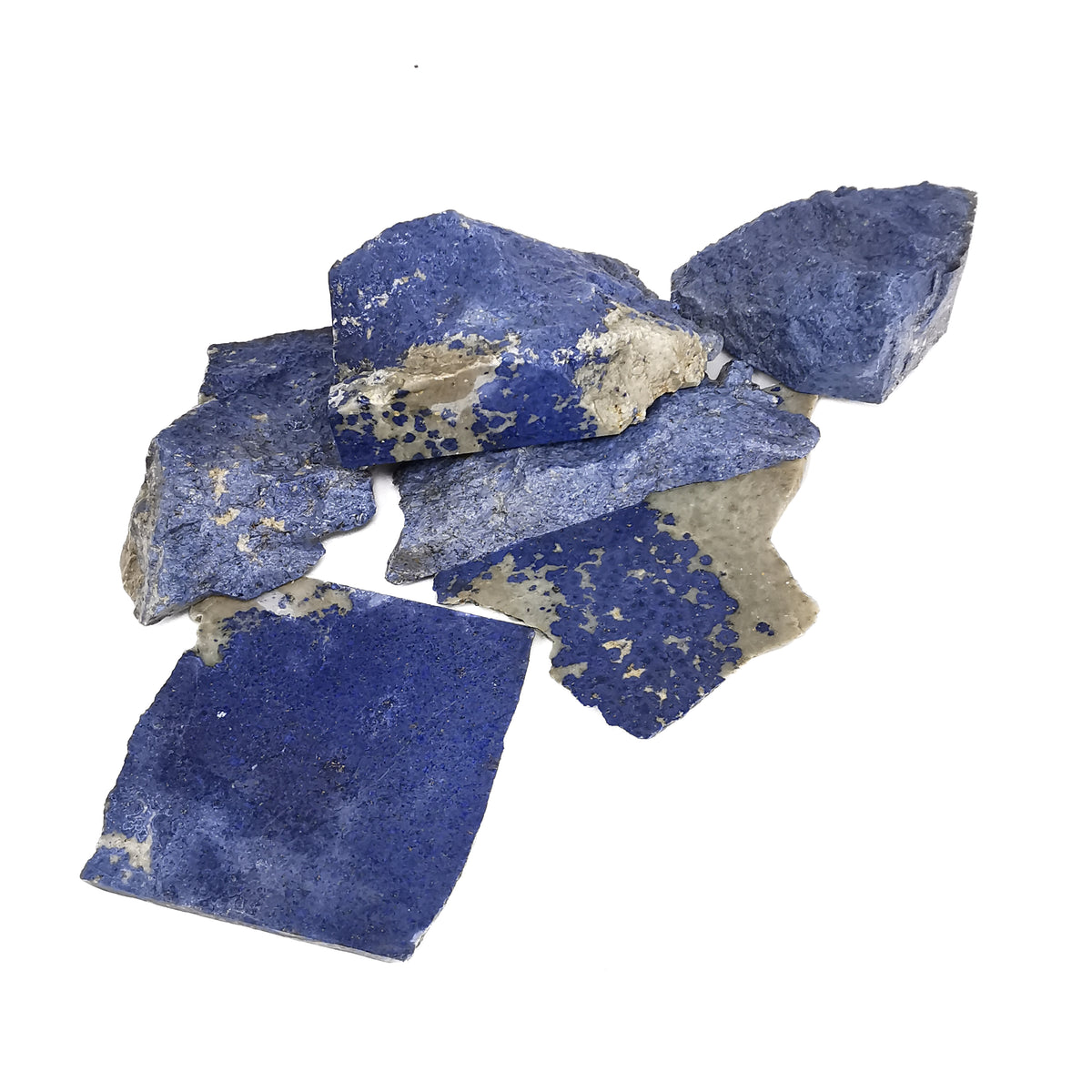 Dumortierite rough.