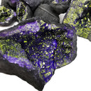Dyed Geode Purple/Green - Pair - Mineral