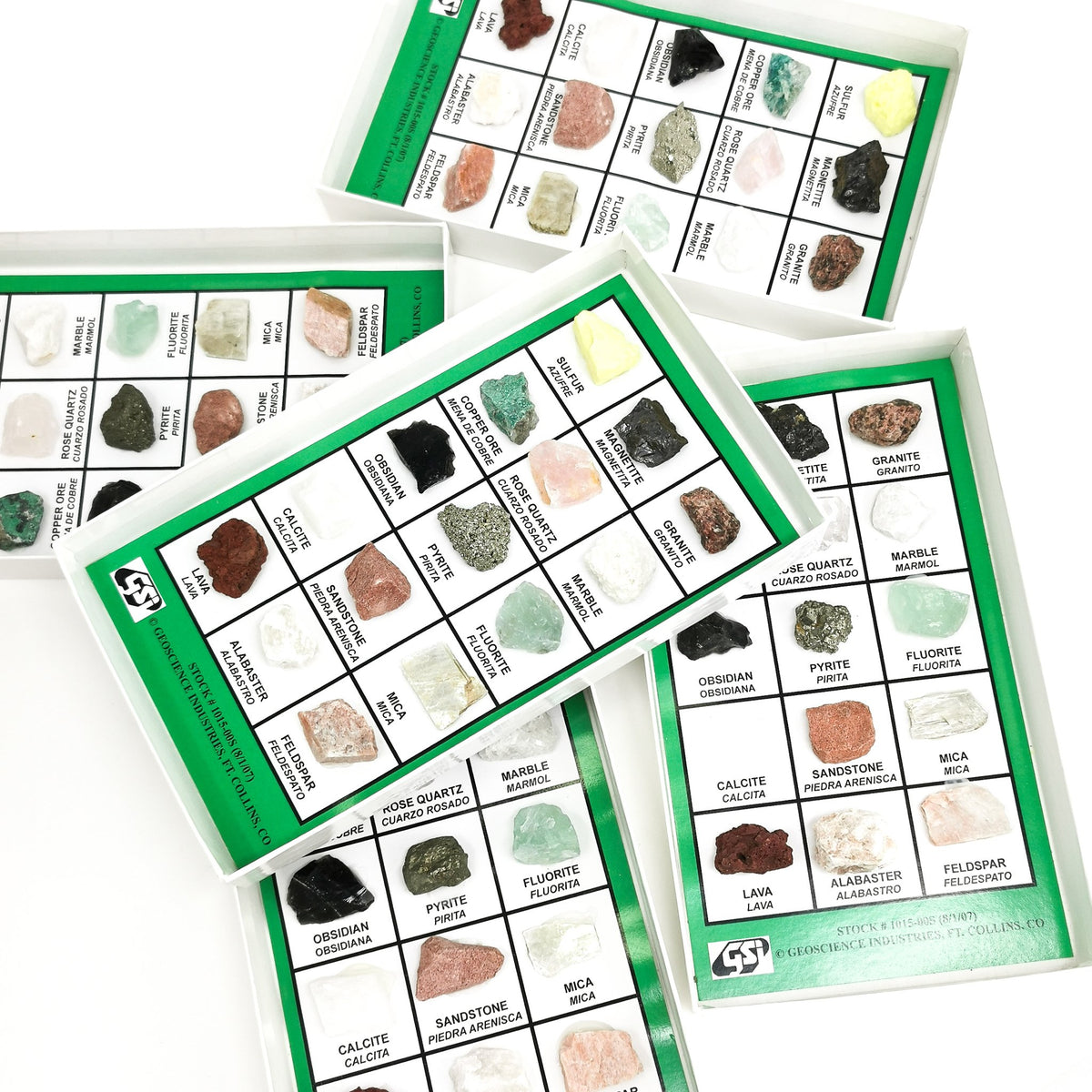 Mineral Sample Set 15pcs.