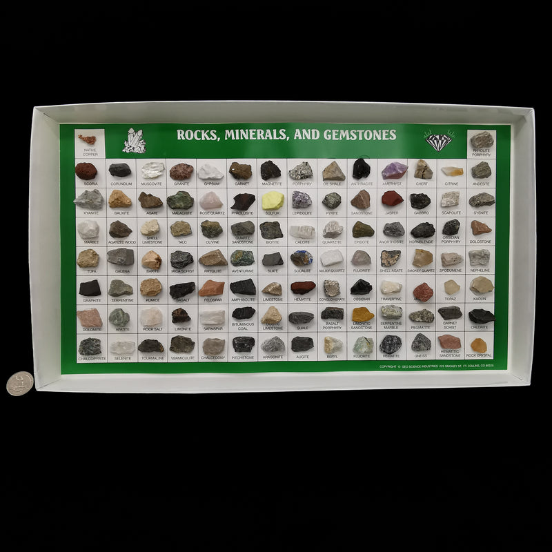 100 pieces - Mineral Set