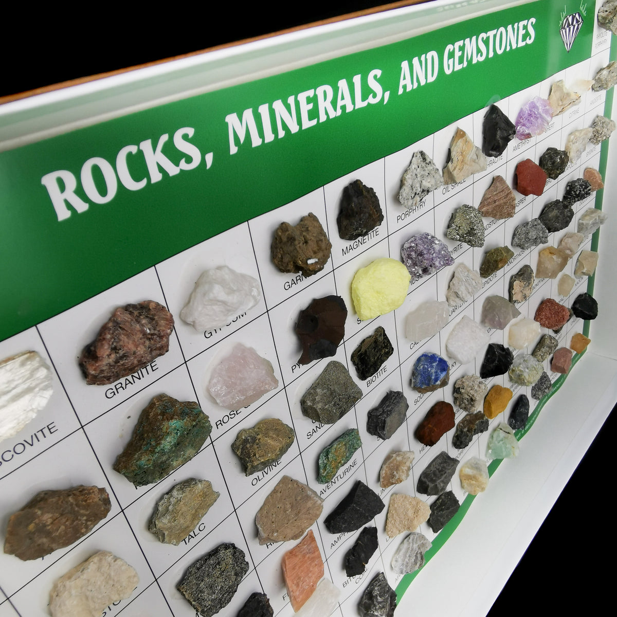 100 pieces mineral set.