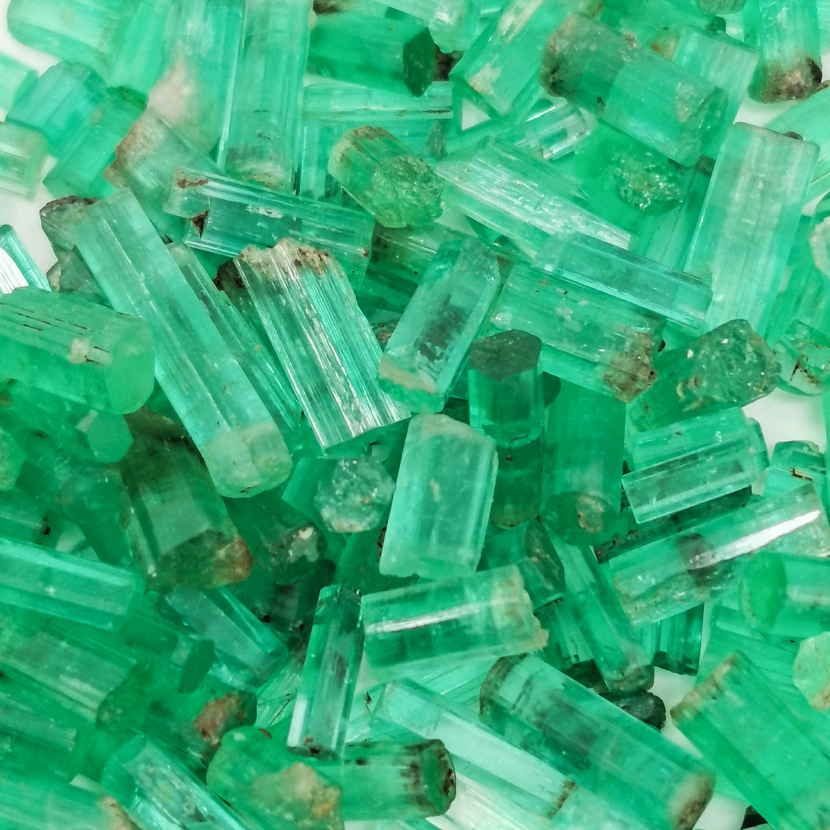 Emerald specimen, a variety of beryl, from Panjsher Valley, Afghanistan.