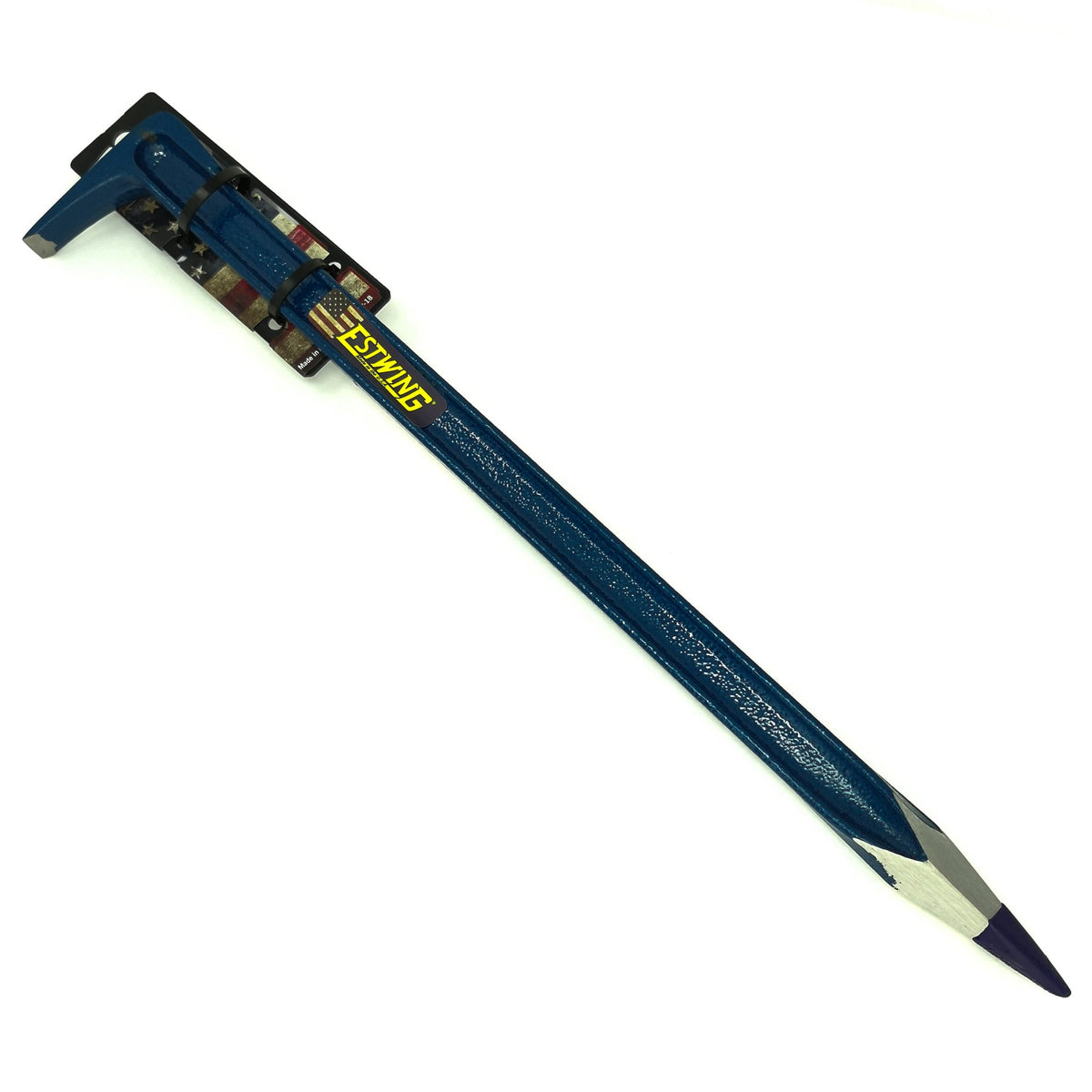 Estwing Pry Bar i-beam GAD point chisel, made of drop forged solid American steel.