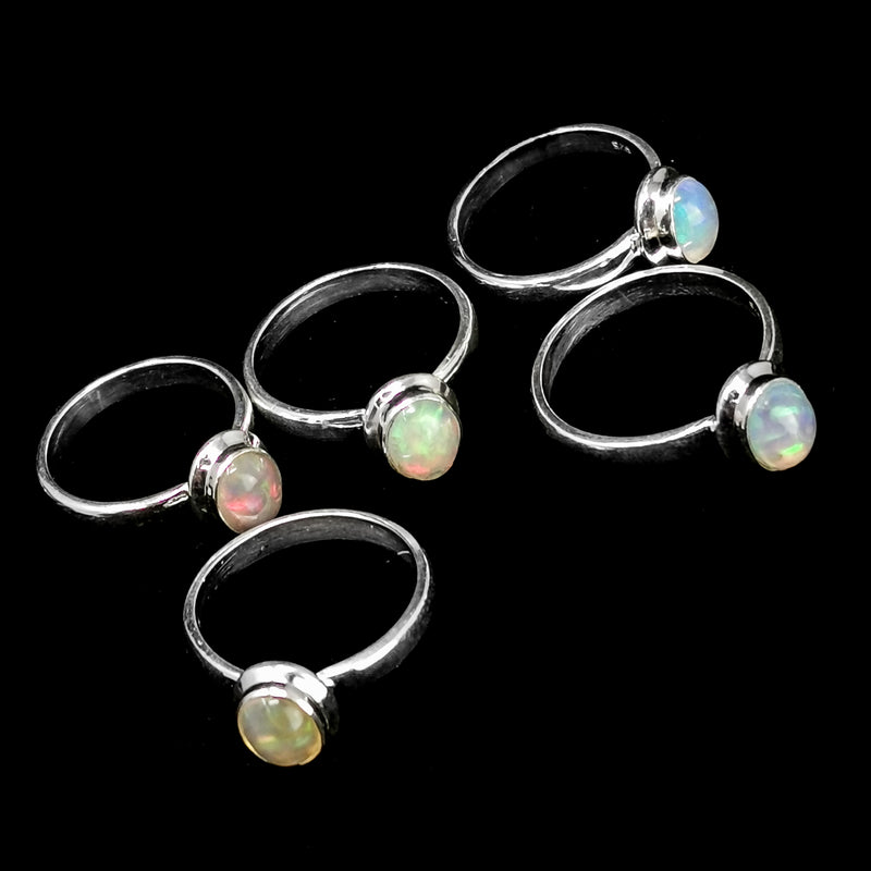 Ethiopian Opal Dished - Ring