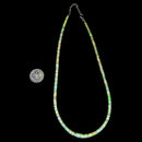 埃塞俄比亚蛋白石白色 - 刻面珠项链